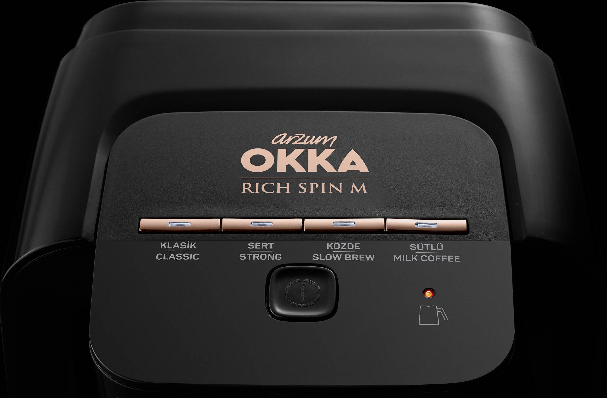 arzum OK0012-R Mokka-Kaffeemaschine Kupfer, Schwarz Fassungsvermögen Tassen=5