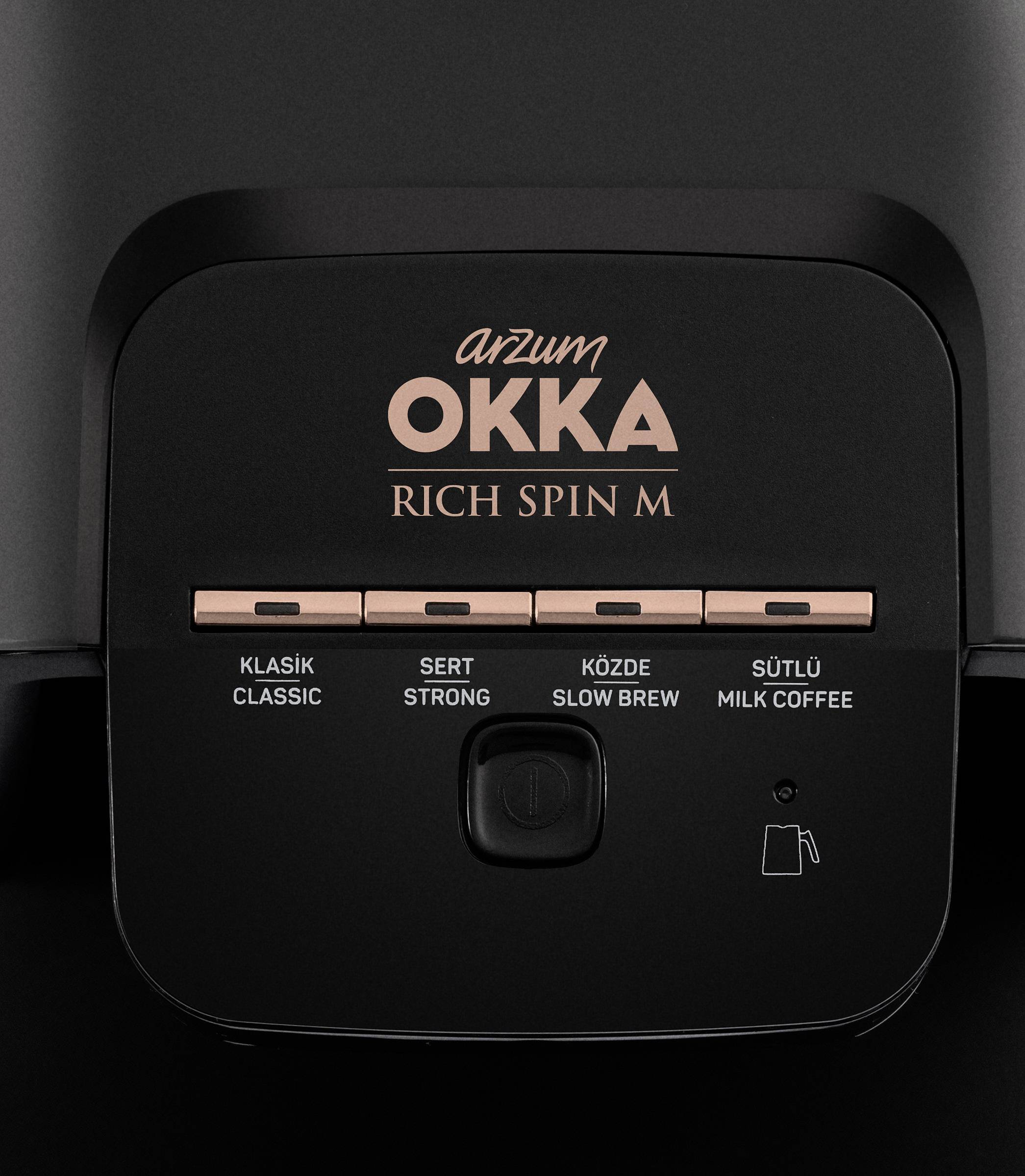 arzum OK0012-R Mokka-Kaffeemaschine Kupfer, Schwarz Fassungsvermögen Tassen=5