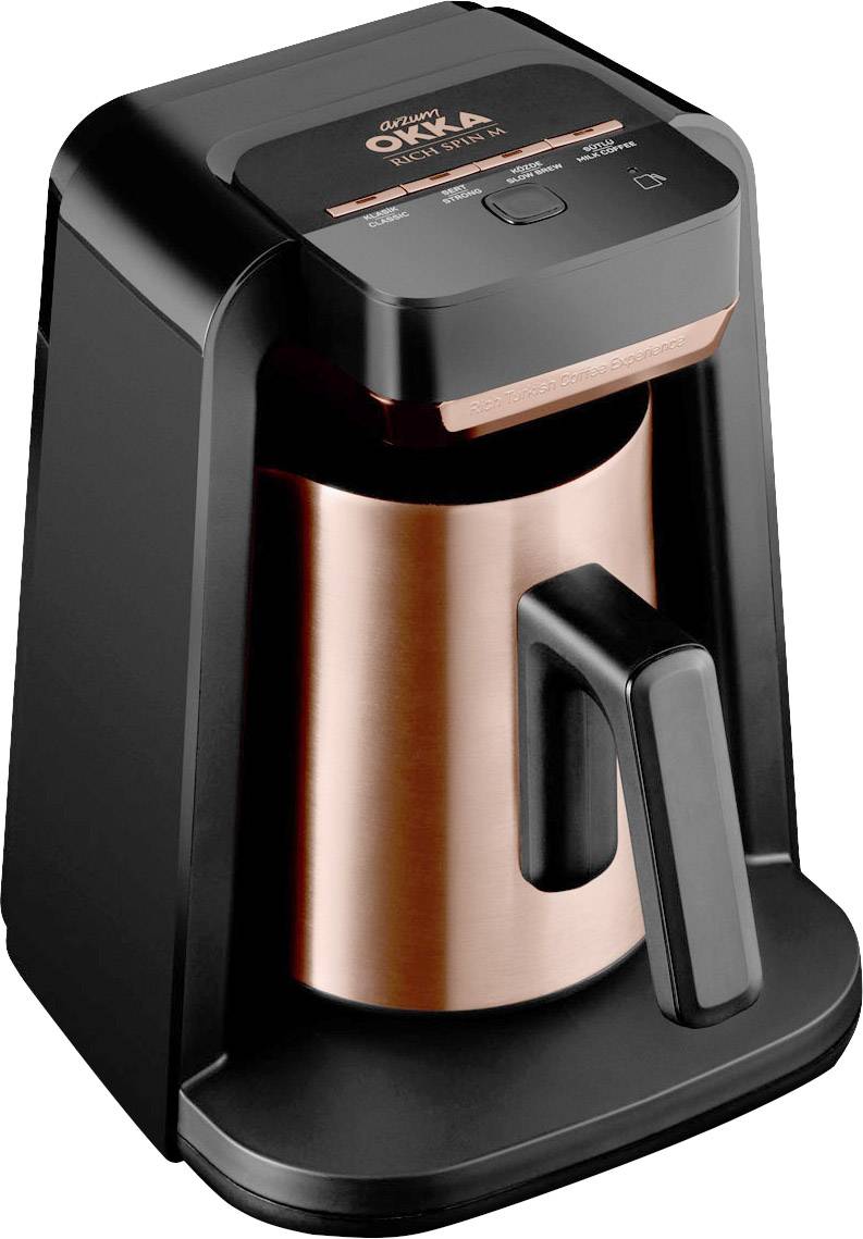 arzum OK0012-R Mokka-Kaffeemaschine Kupfer, Schwarz Fassungsvermögen Tassen=5