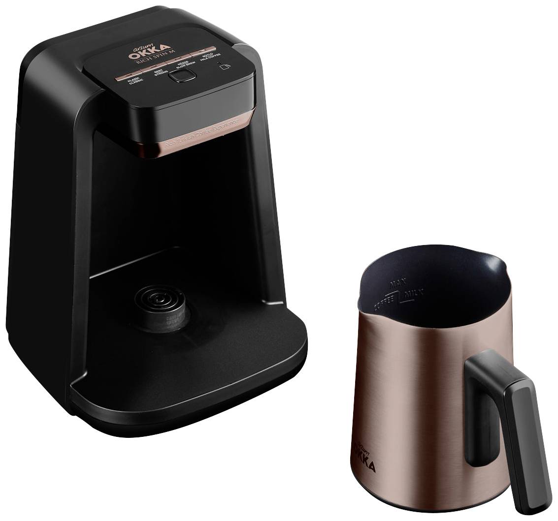arzum OK0012-R Mokka-Kaffeemaschine Kupfer, Schwarz Fassungsvermögen Tassen=5