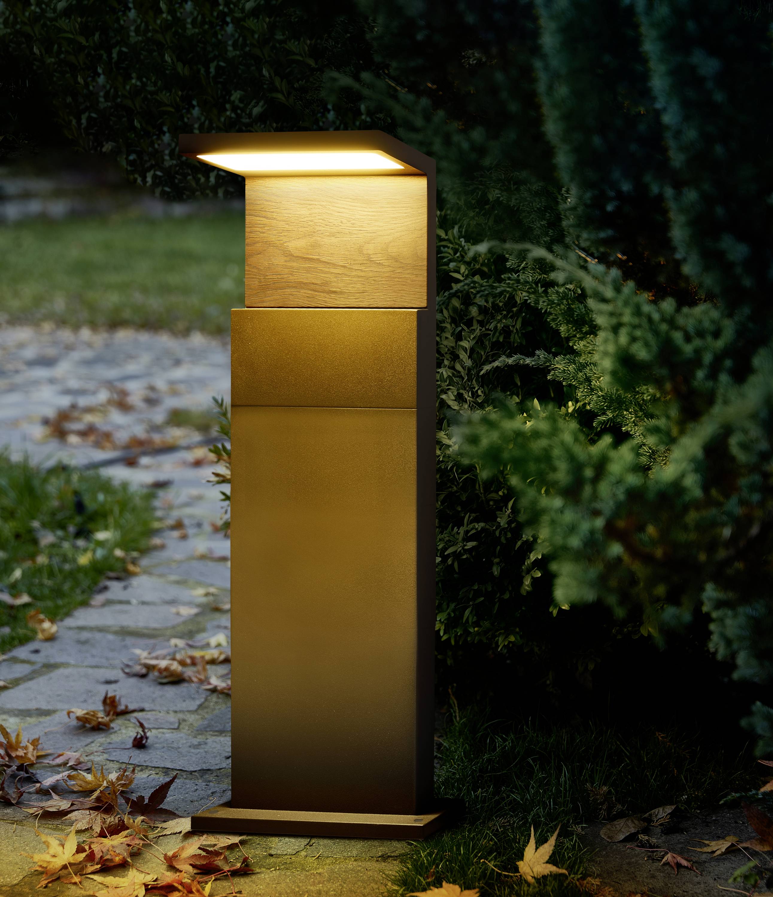 Heitronic Manao 501236 LED-Außenstandleuchte LED LED fest eingebaut 13W Anthrazit