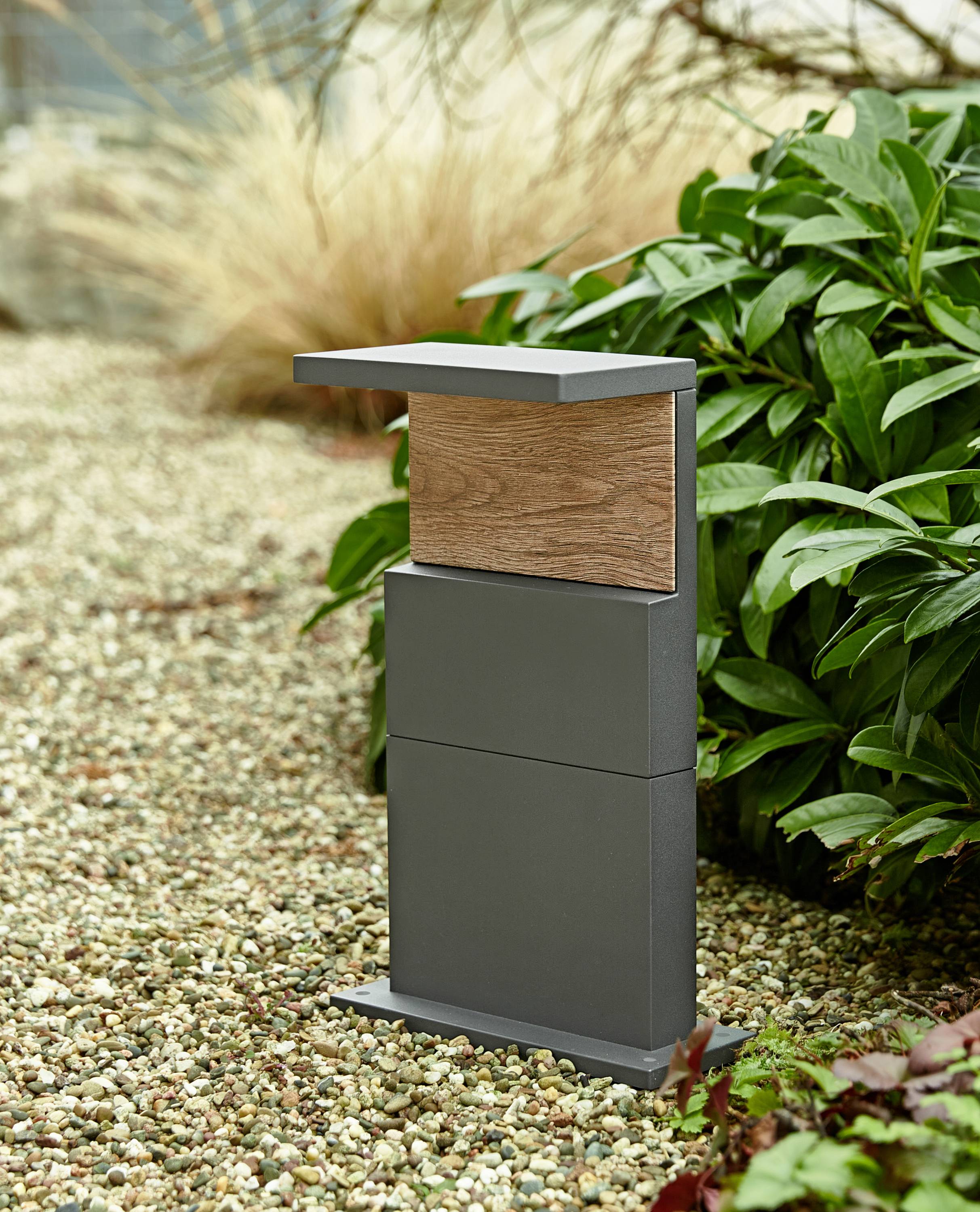 Heitronic Manao 501236 LED-Außenstandleuchte LED LED fest eingebaut 13W Anthrazit