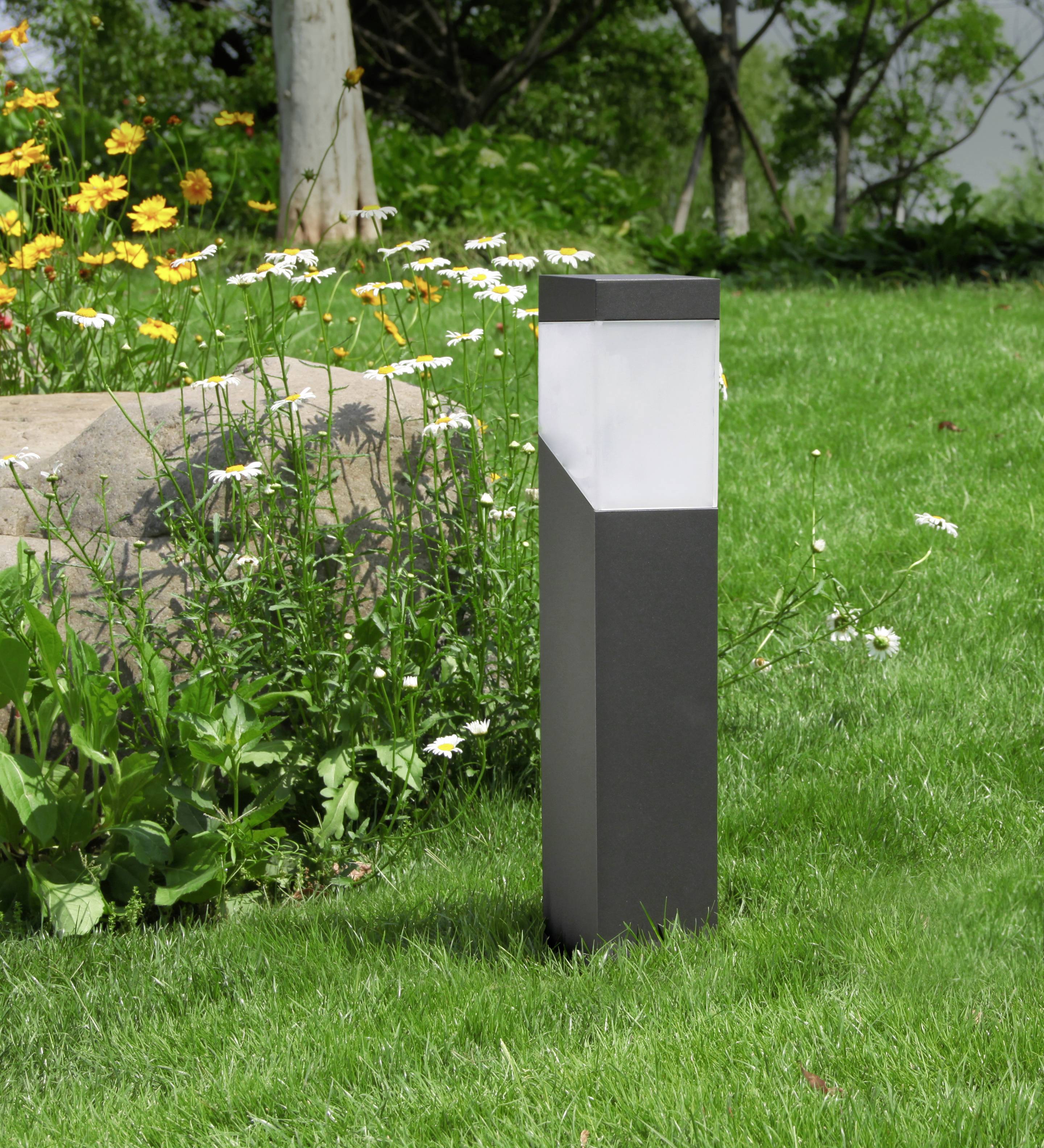 Heitronic 501225 Madeleine Außenstandleuchte E27 Anthrazit