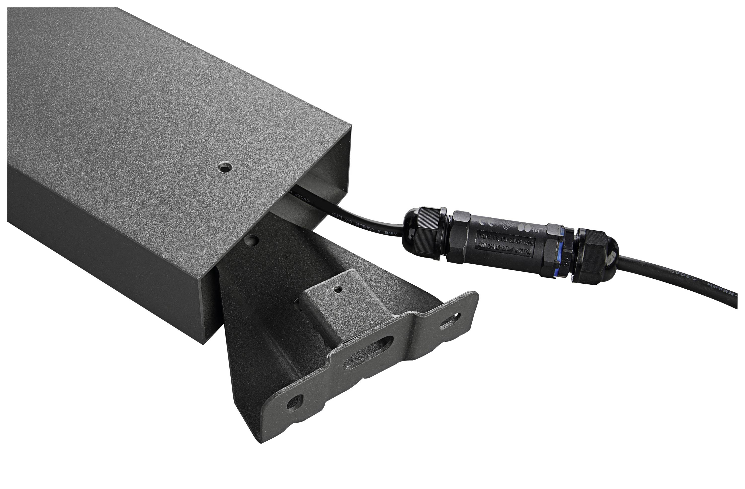 Heitronic Juna 501214 LED-Außenstandleuchte LED LED fest eingebaut 6W Anthrazit