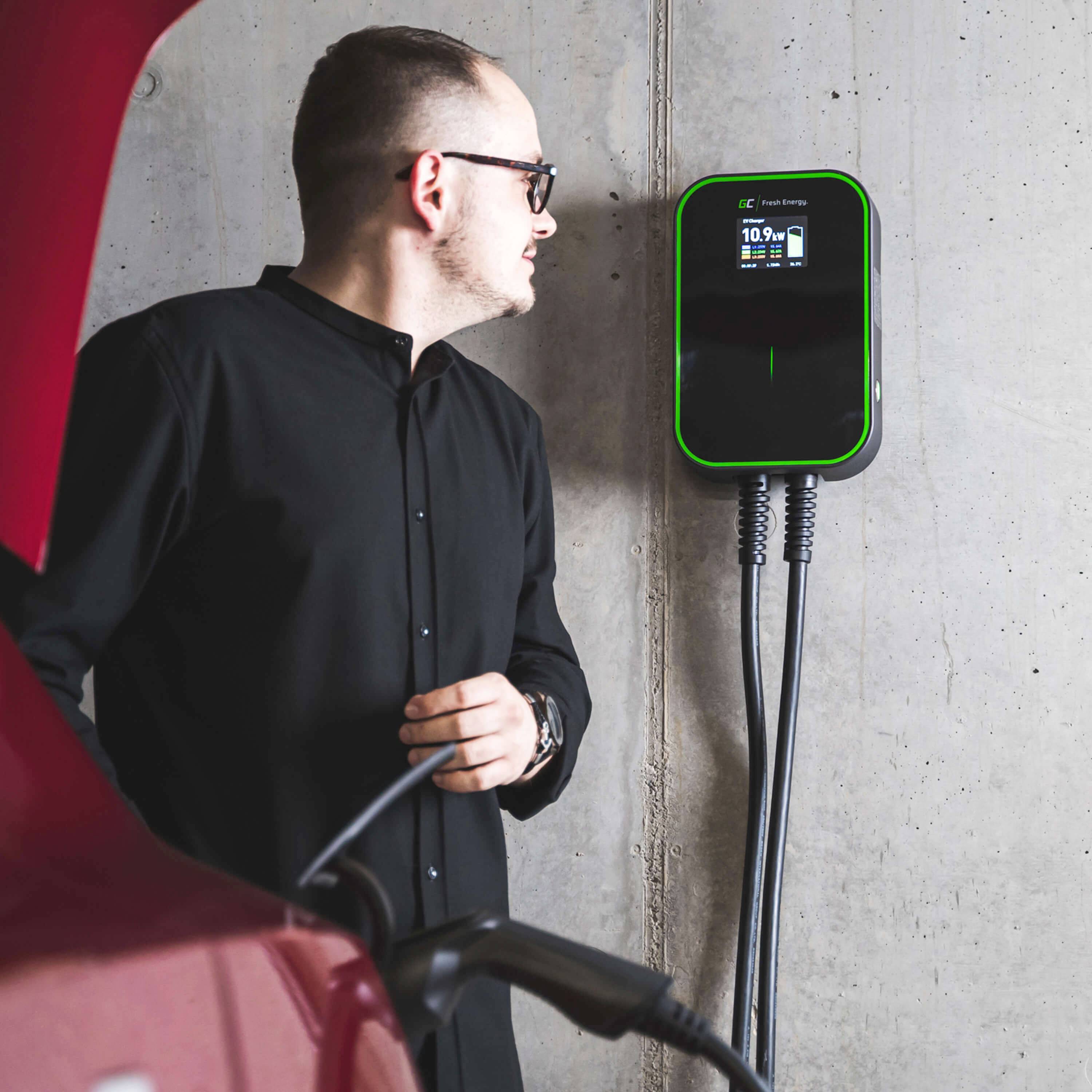 Green Cell EV PowerBox Wallbox Typ 2 32A Anzahl Anschlüsse 1 22kW