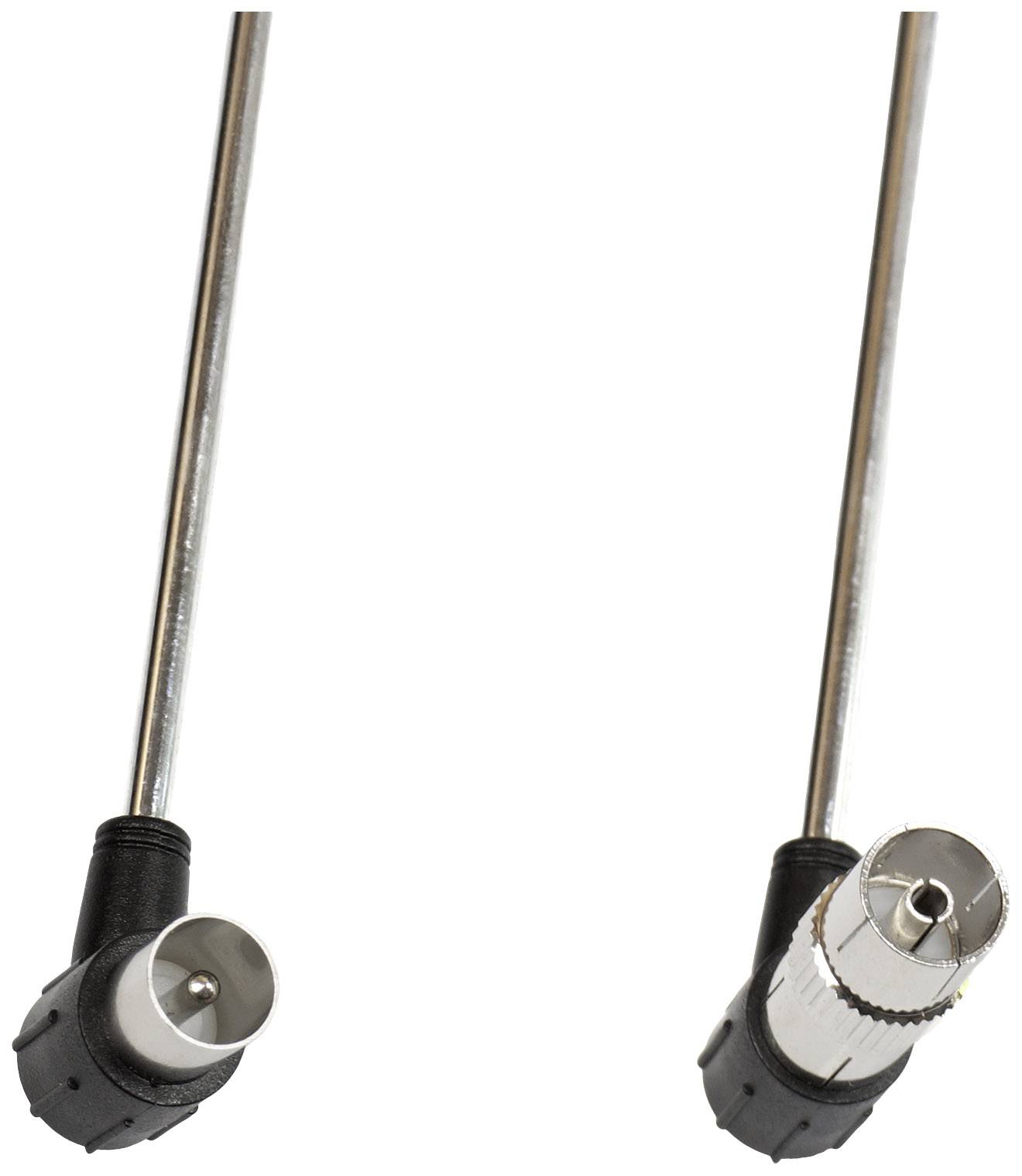 Axing TZA 8-00 Passive DVB-T/T2-Teleskopantenne Innenbereich Schwarz, Silber