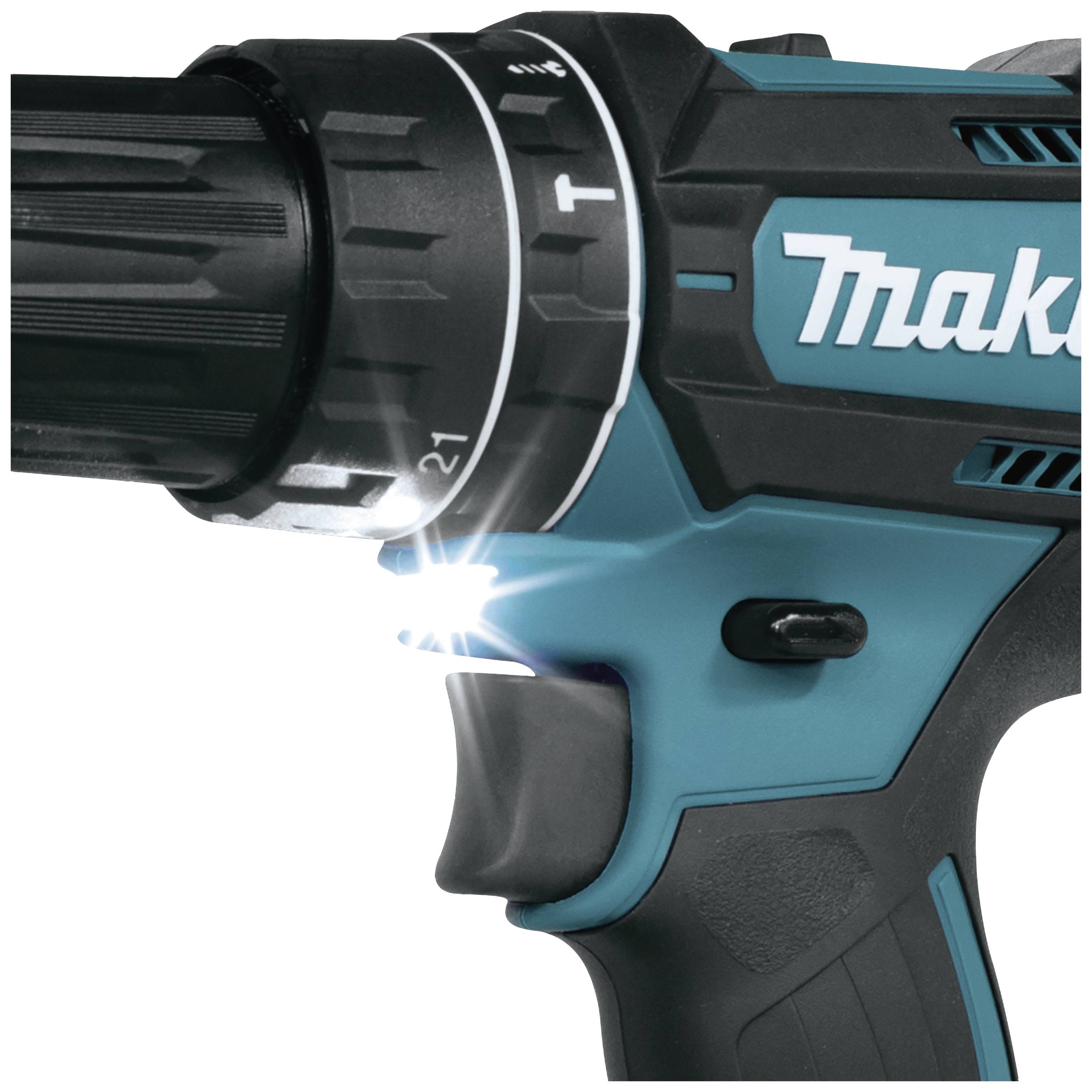 Makita DHP482RFX9 2-Gang-Akku-Schlagbohrschrauber inkl. 2. Akku, inkl. Koffer, mit Zubehör, inkl. Ladegerät