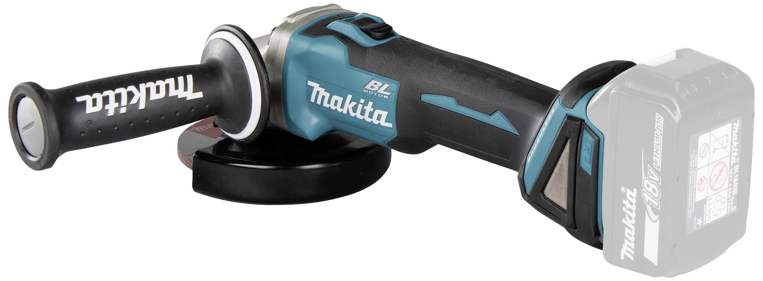 Makita DGA504Z Akku-Winkelschleifer 125 mm ohne Akku 18 V