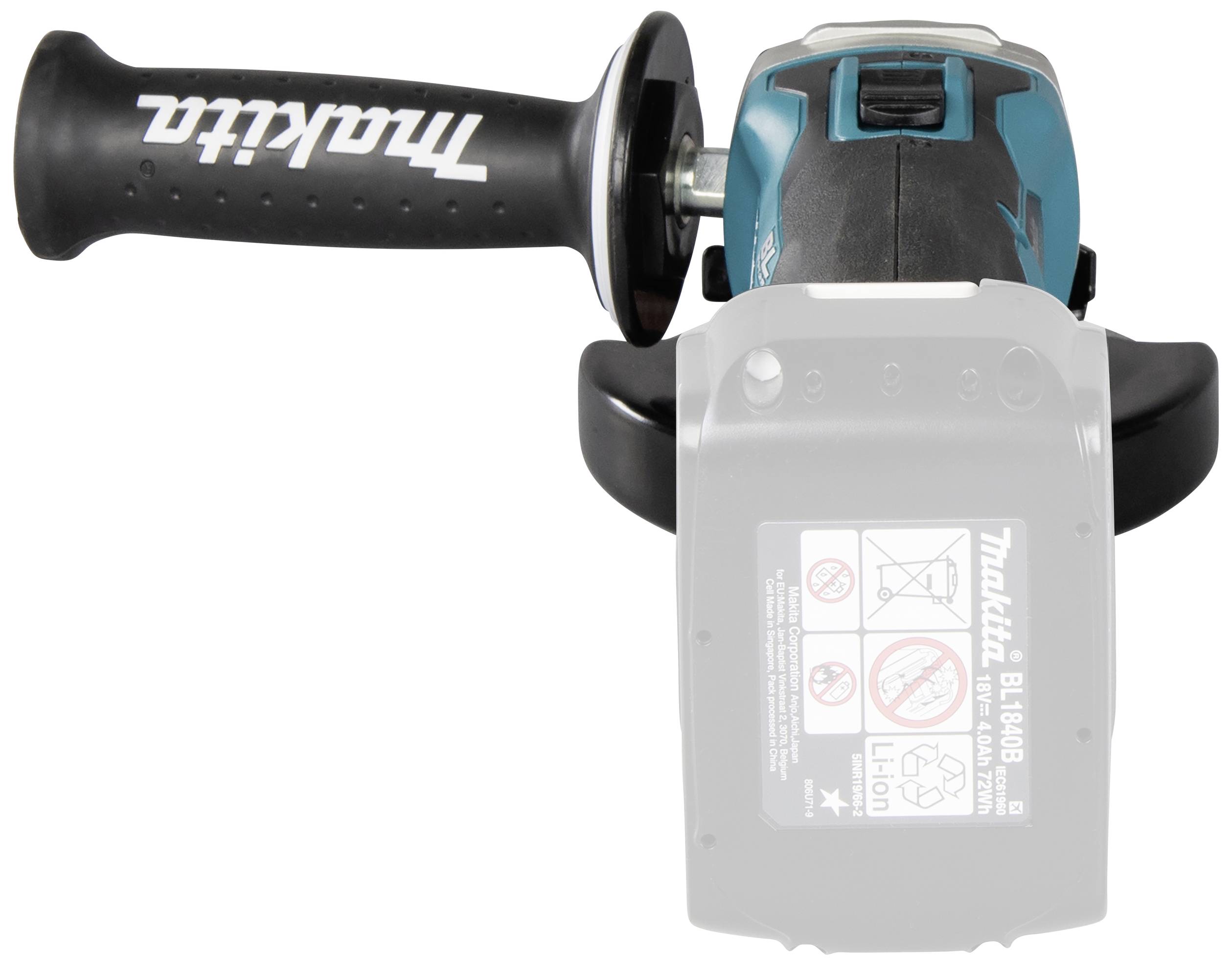 Makita DGA504Z Akku-Winkelschleifer 125 mm ohne Akku 18 V