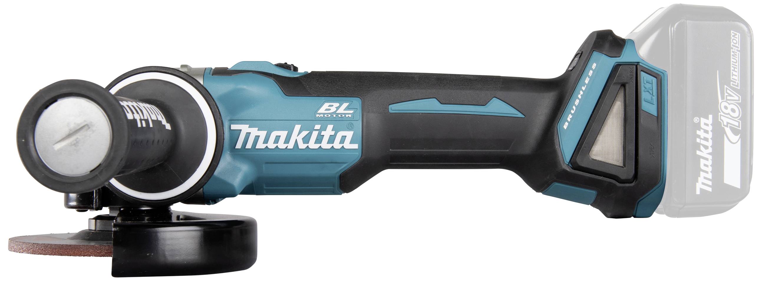 Makita DGA504Z Akku-Winkelschleifer 125 mm ohne Akku 18 V