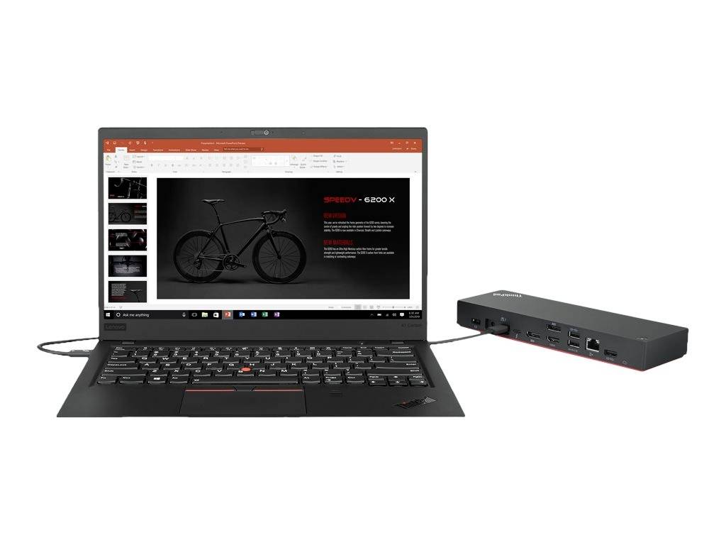 Lenovo Thunderbolt™ 4 Dockingstation ThinkPad Universal USB-C Smart Dock Passend für Marke Dockingstations: Lenovo Thinkpad inkl. Ladefunktion