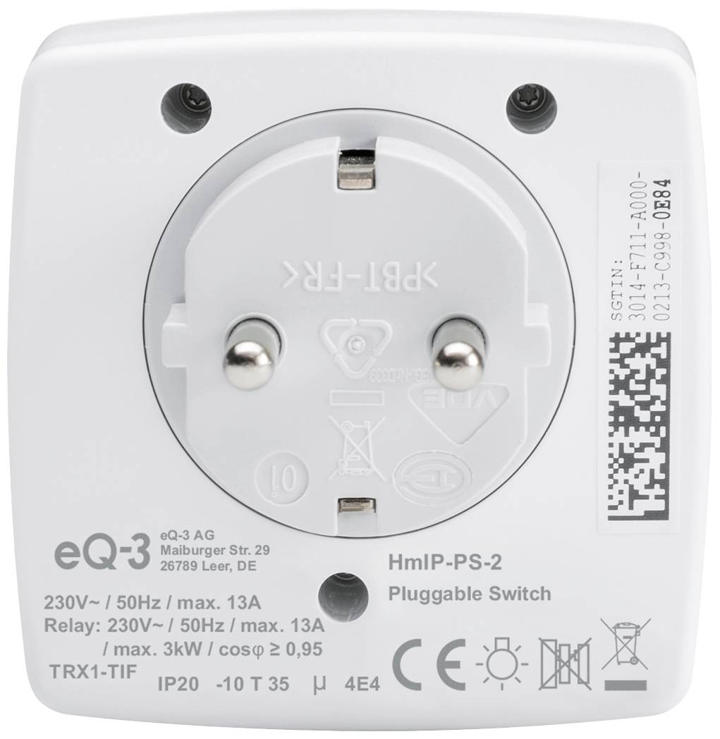 Homematic IP Funk Steckdose HmIP-PS-2