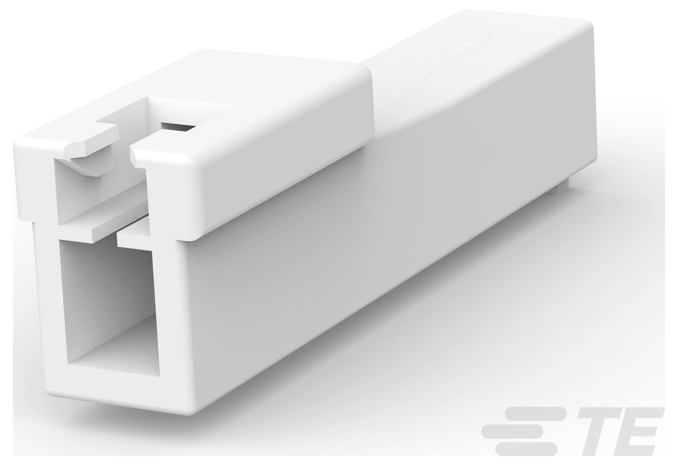 Eine rechteckige Metallbox mit mehreren Bolzenverbindern auf einer Seite, wahrscheinlich ein elektrisches Bauteil oder eine Stromversorgungseinheit.