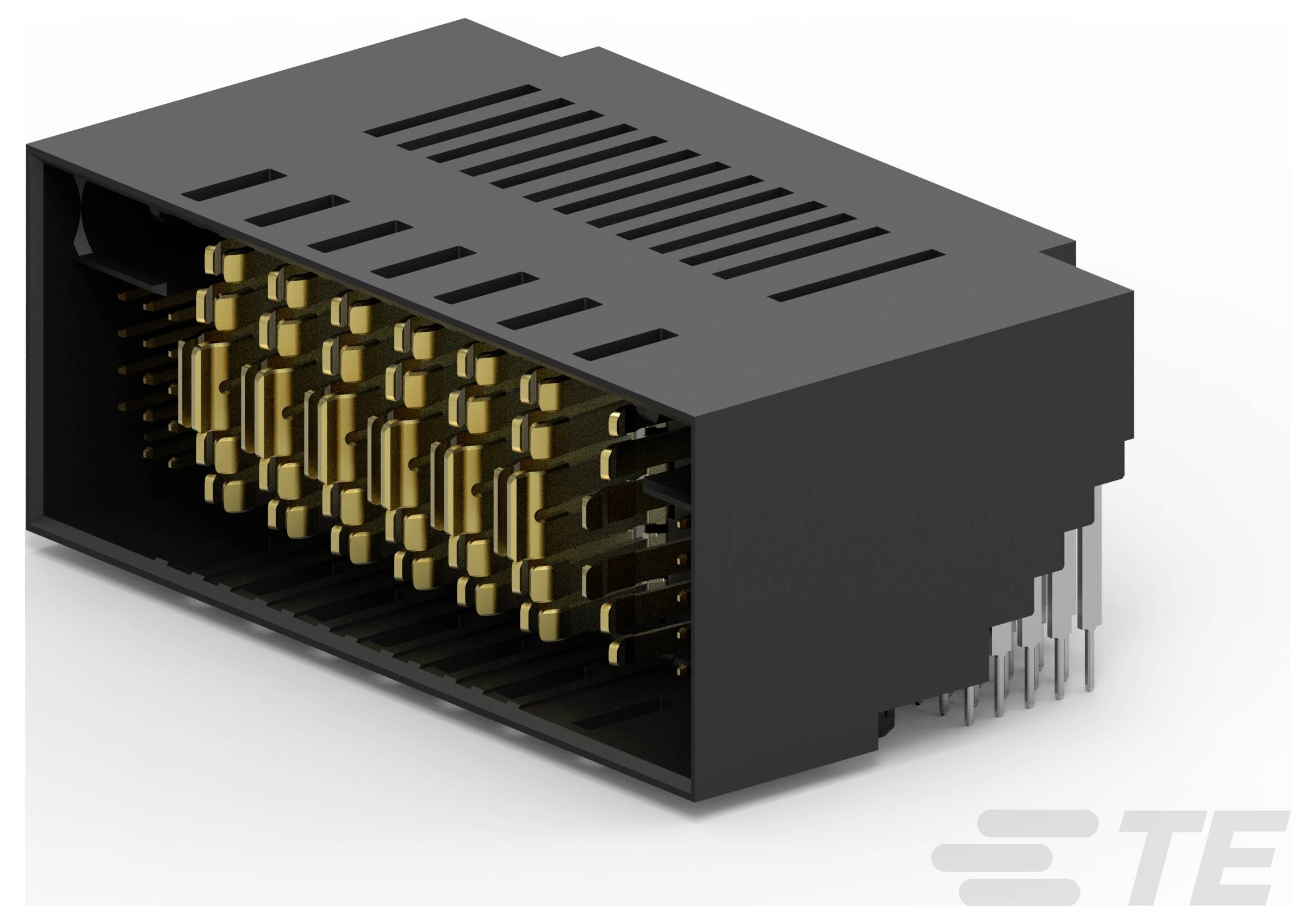 „TE Connectivity umschaltbares Stromeingangsmodul mit Sicherungshalter, Wippschalter und IEC-60320-C14-Einlass, Vorderansicht.