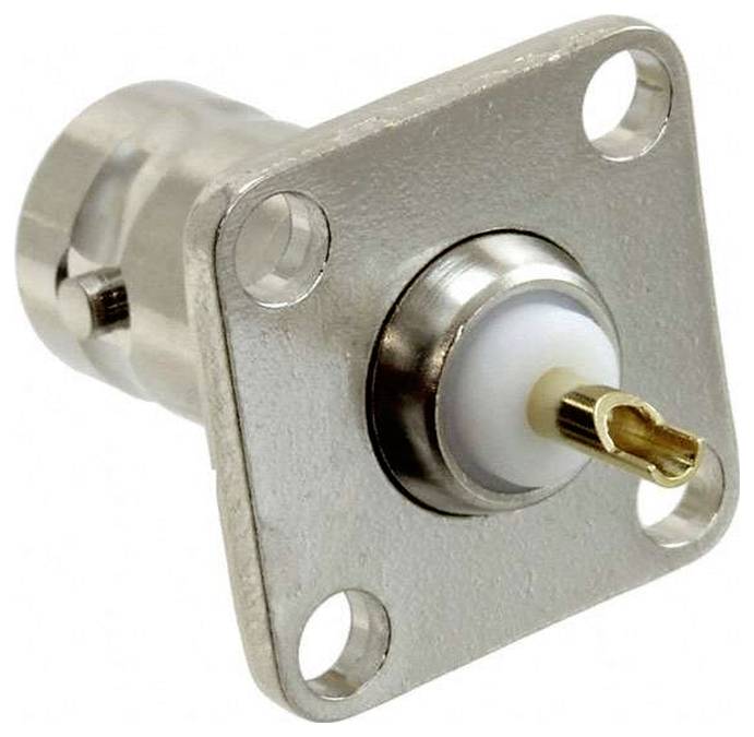 Ein rechteckiges Metallbauteil für die Elektrotechnik mit der Bezeichnung „Corcom-EMI-Filter 10A, 120/250V, 50-60Hz