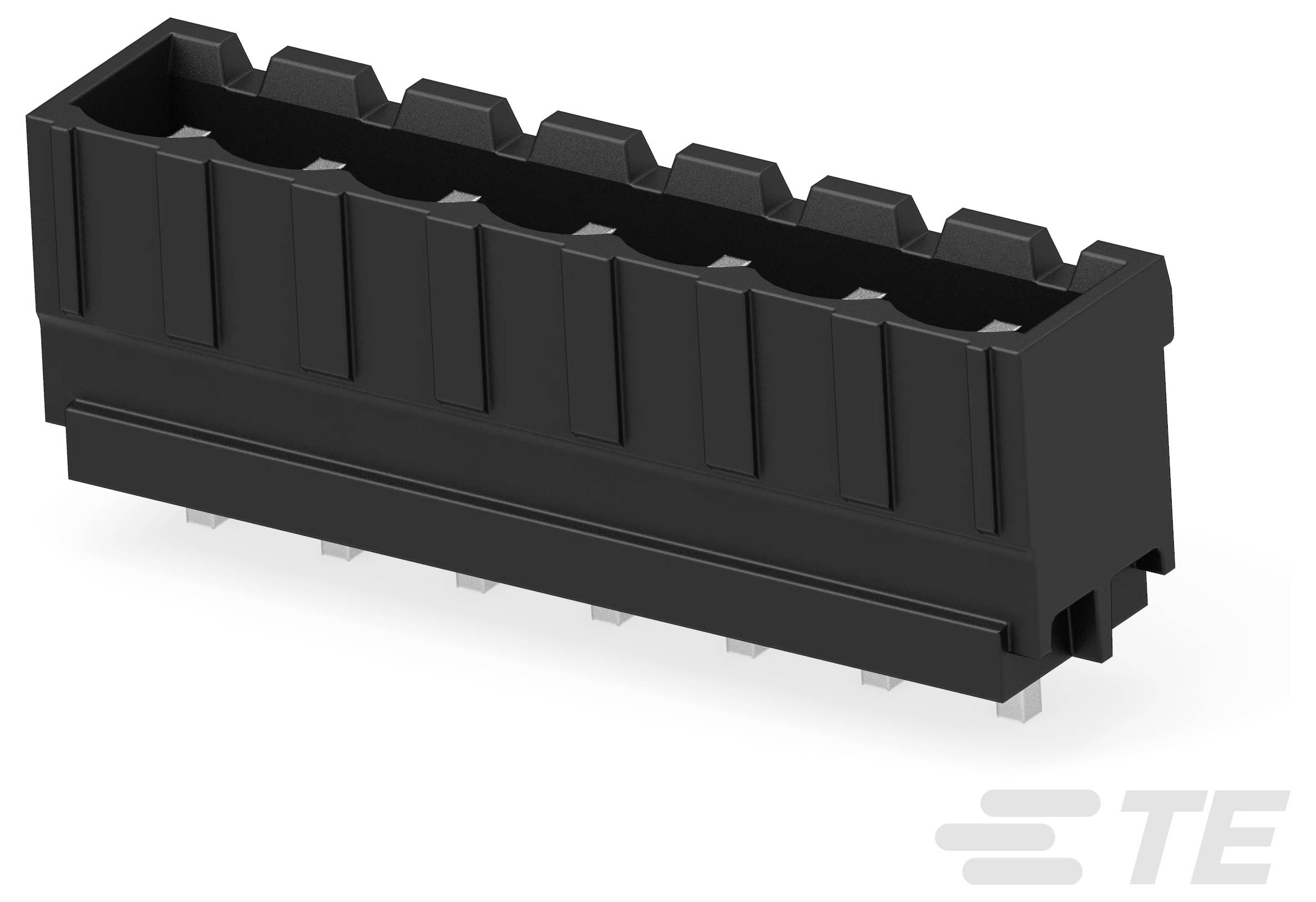 TE-Steckverbinder 2129112-5, 16-polig, Draht-zu-Platine. Schwarzes Gehäuse, geeignet für elektronische Anwendungen. Mit Verriegelungslaschen ausgestattet.