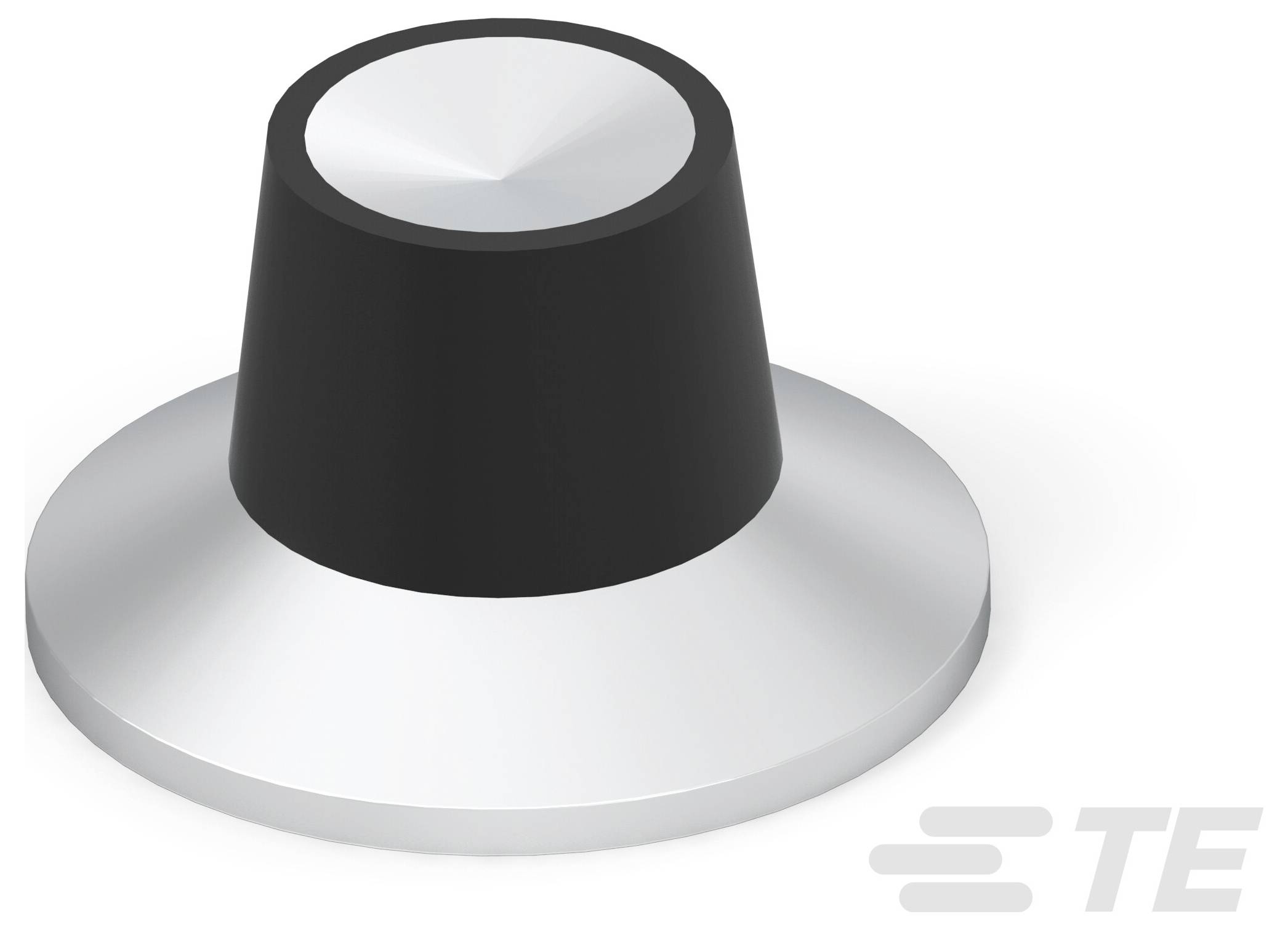 Ein schwarzes elektromagnetisches Relais mit vier Metallstiften. Die Markierungen enthalten 'OEG', Zertifizierungssymbole und 'VDE', die Qualitätsstandards kennzeichnen.