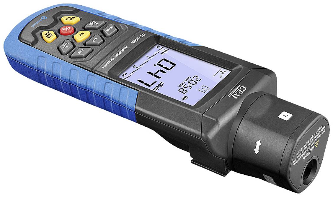 DT-9501 Geigerzähler Strahlung: Alpha, Beta, Gamma, Röntgen akustischer Warnton, inkl. Auswertungssoftware, Datenlogger