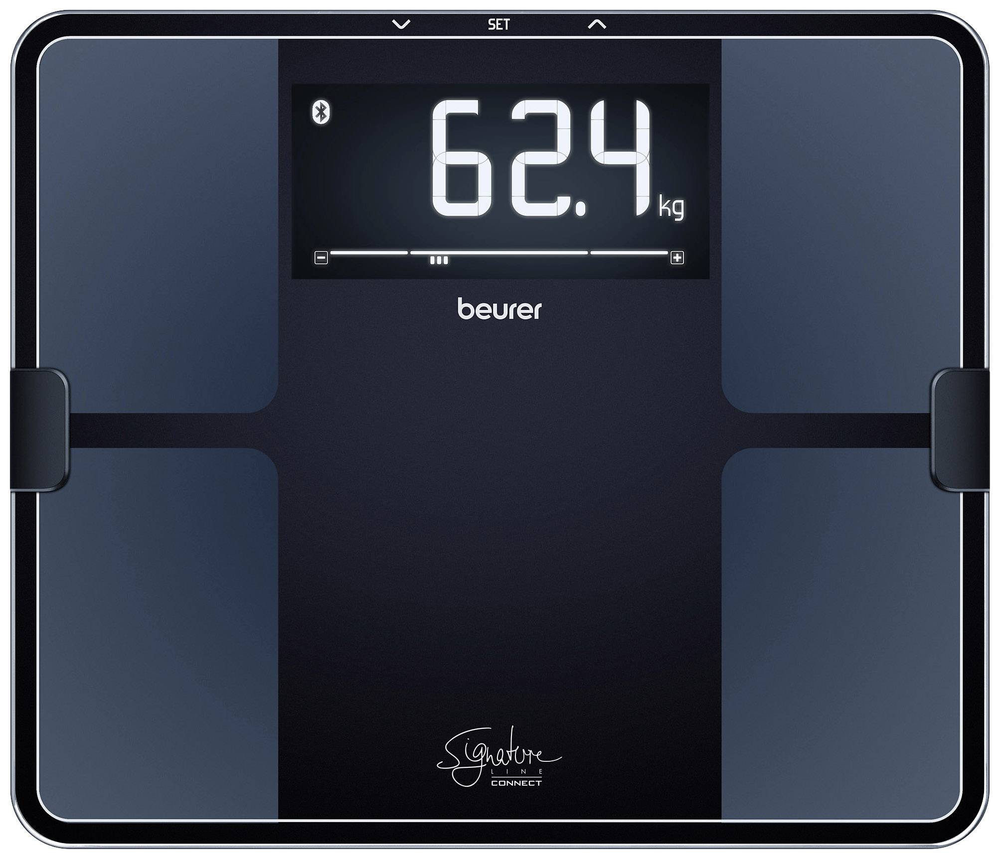 Beurer BF 915 Personenwaage digital Wägebereich (max.)=200kg Schwarz Mit Bluetooth