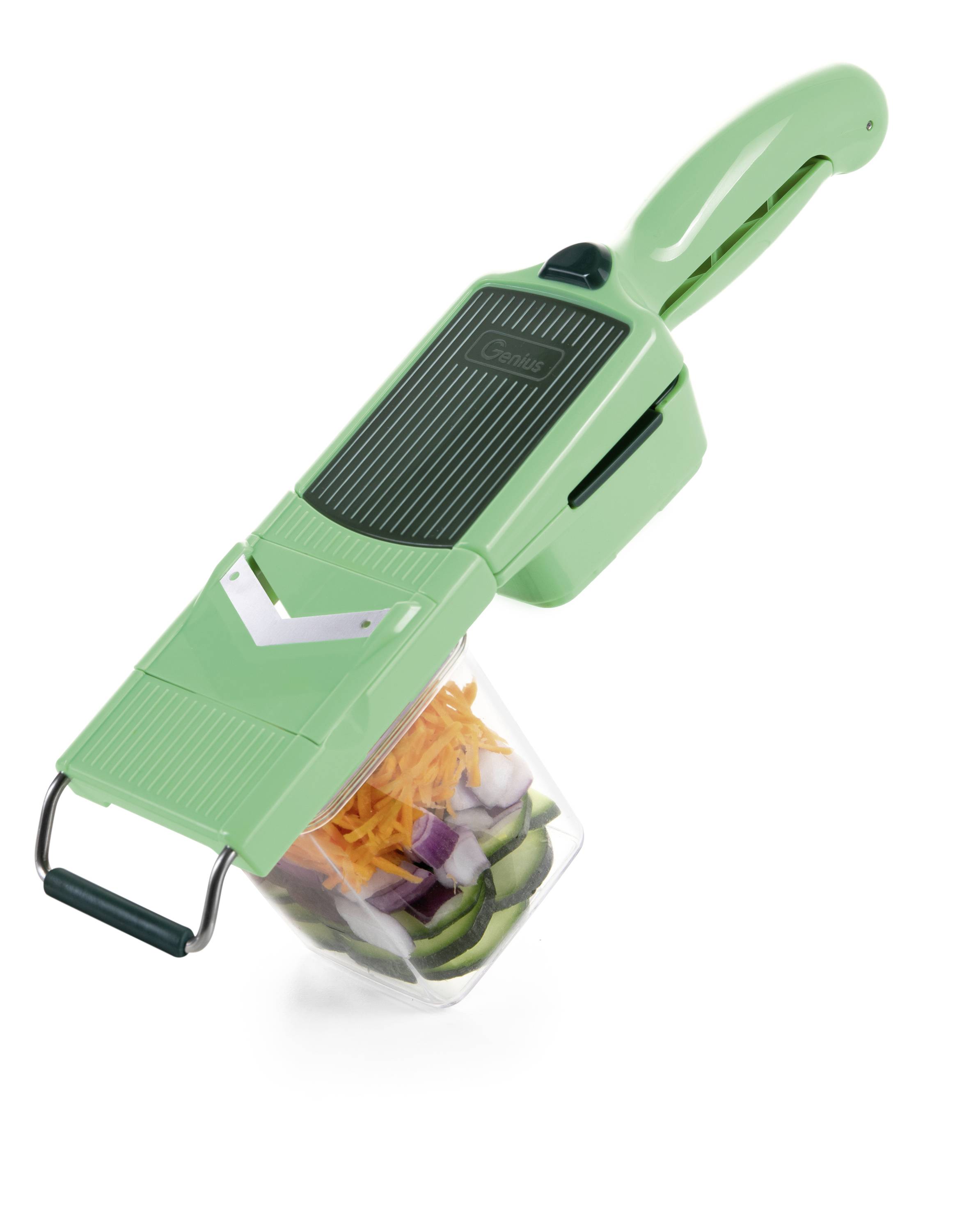 Nicer Dicer 34267 Quick Professional, Set 12-tlg., grün