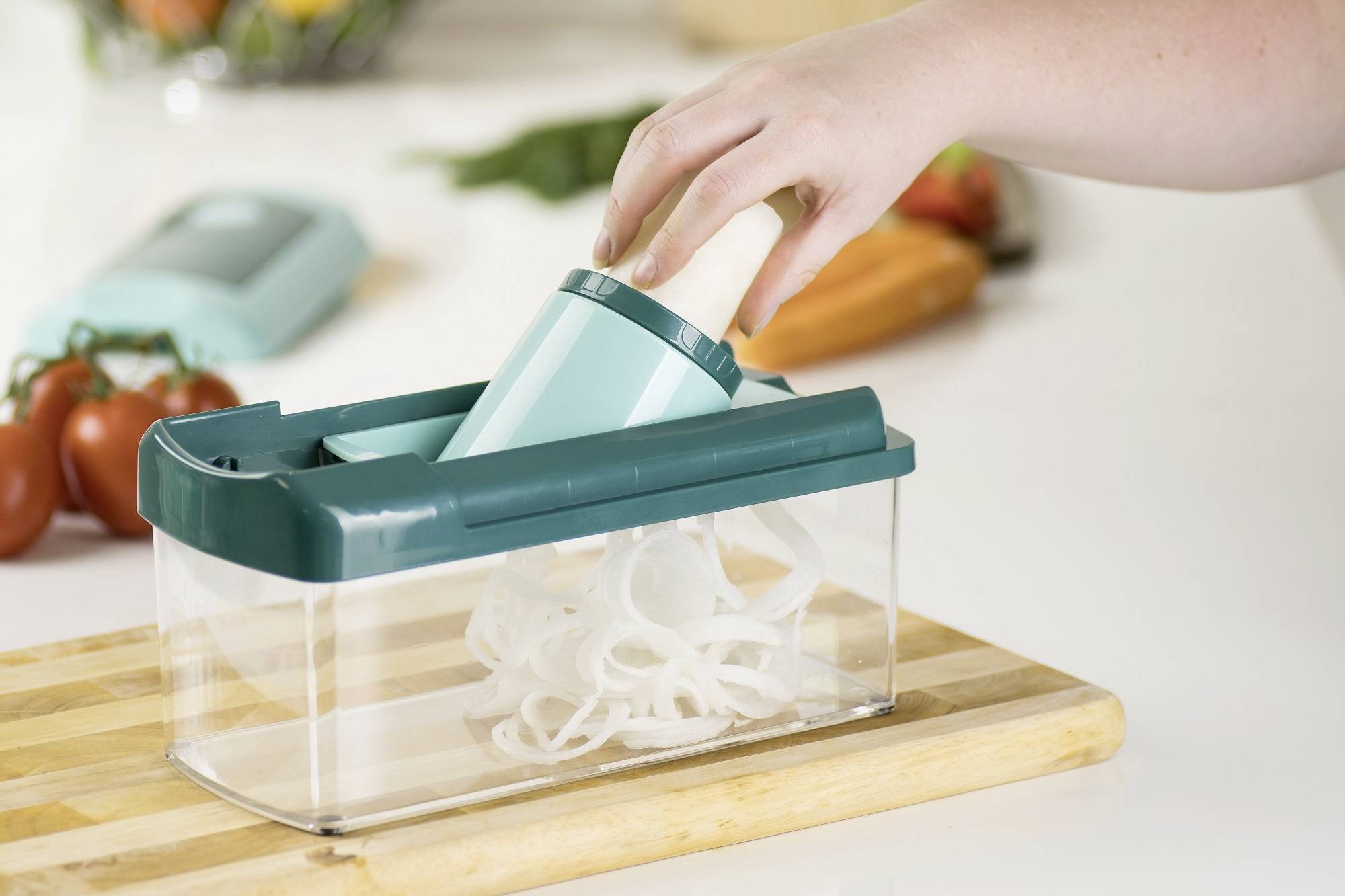 Nicer Dicer 33796 Fusion Julietti, Set 16-tlg., mintgrün