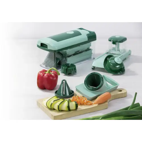 Nicer Dicer 33796 Fusion Julietti, Set 16-tlg., mintgrün Nicer Dicer 33796 Fusion Julietti, Set 16-tlg., mintgrün