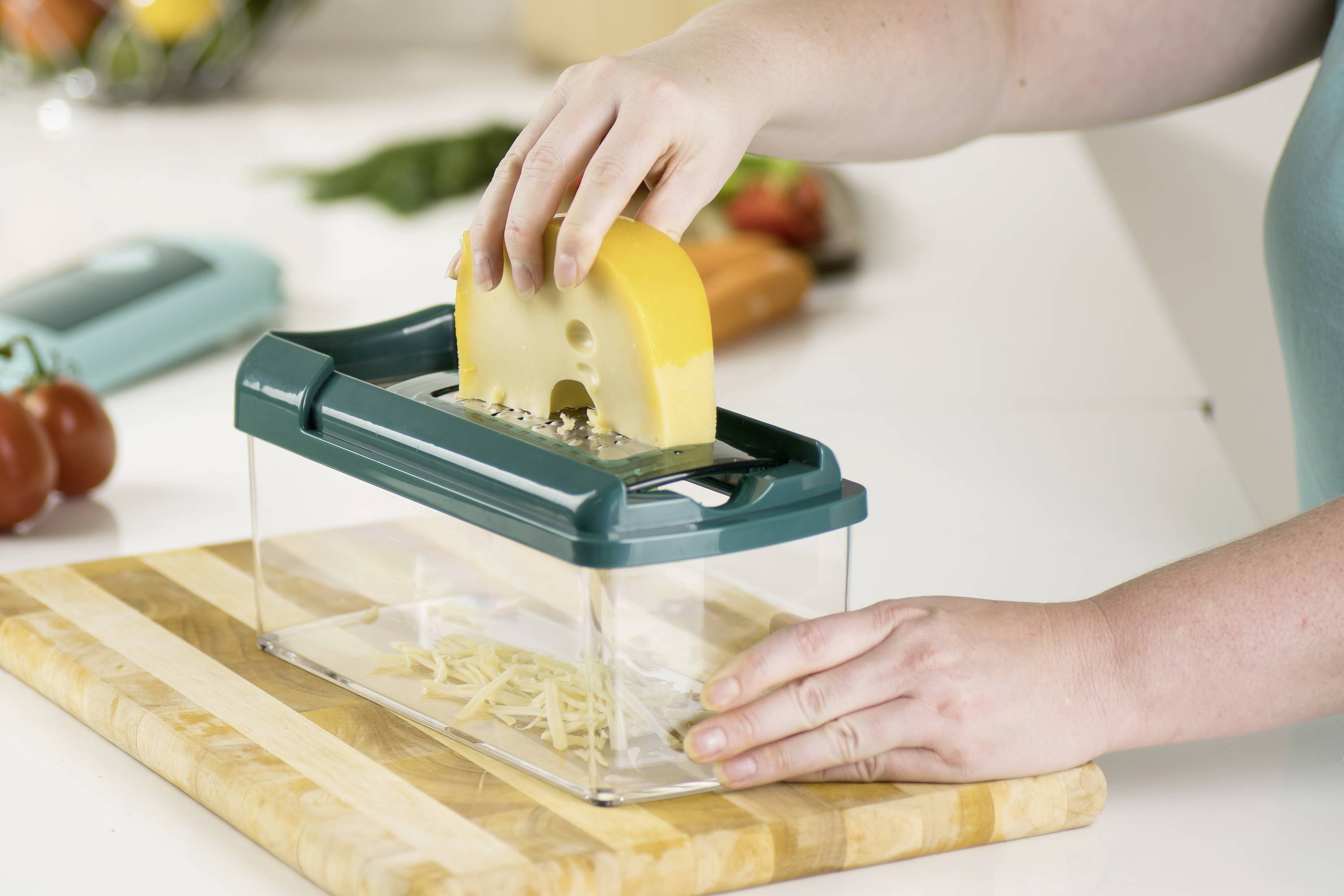Nicer Dicer 33796 Fusion Julietti, Set 16-tlg., mintgrün