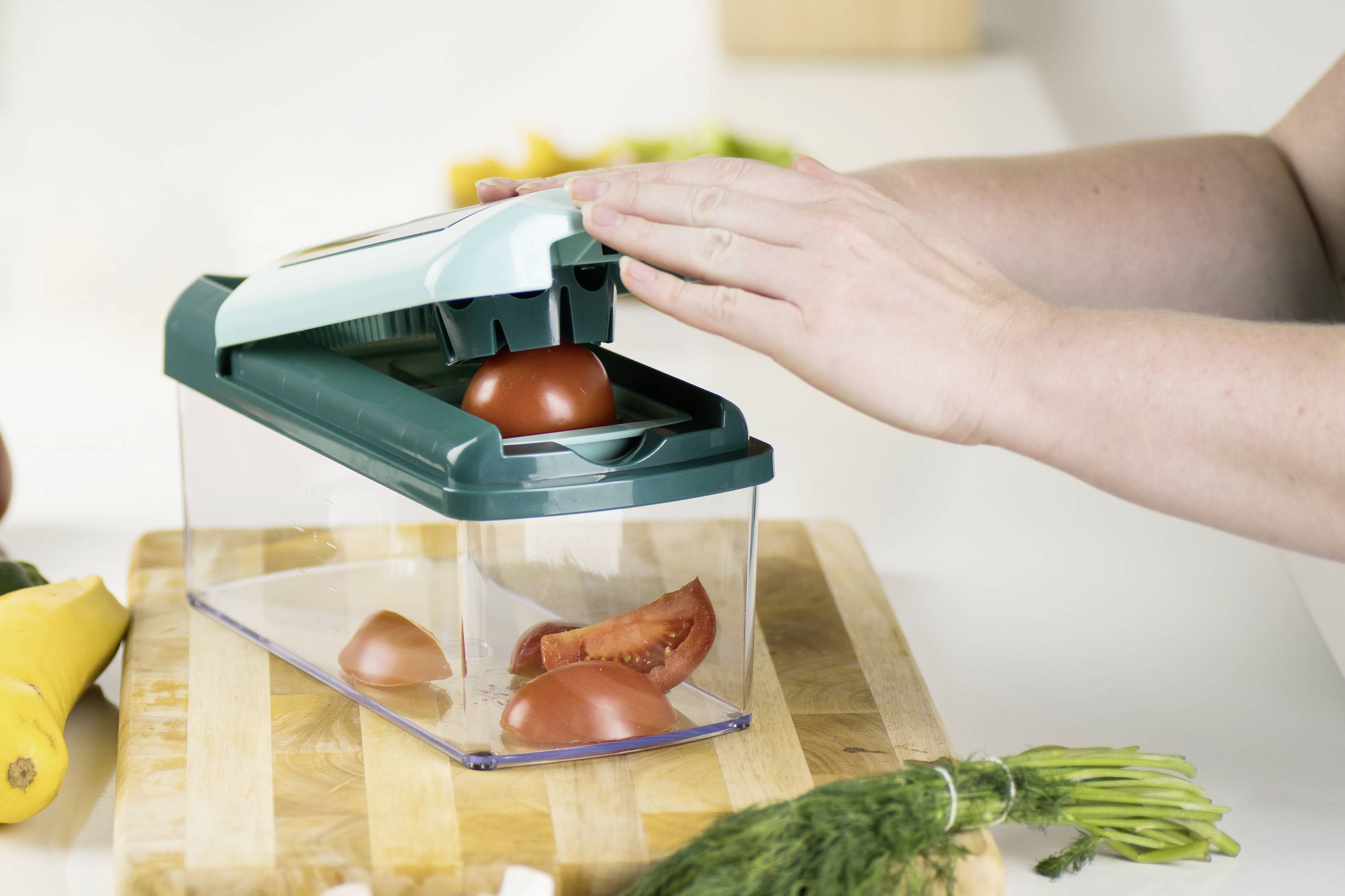 Nicer Dicer 33796 Fusion Julietti, Set 16-tlg., mintgrün