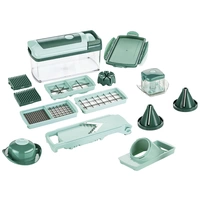 Nicer Dicer 33796 Fusion Julietti, Set 16-tlg., mintgrün Nicer Dicer 33796 Fusion Julietti, Set 16-tlg., mintgrün