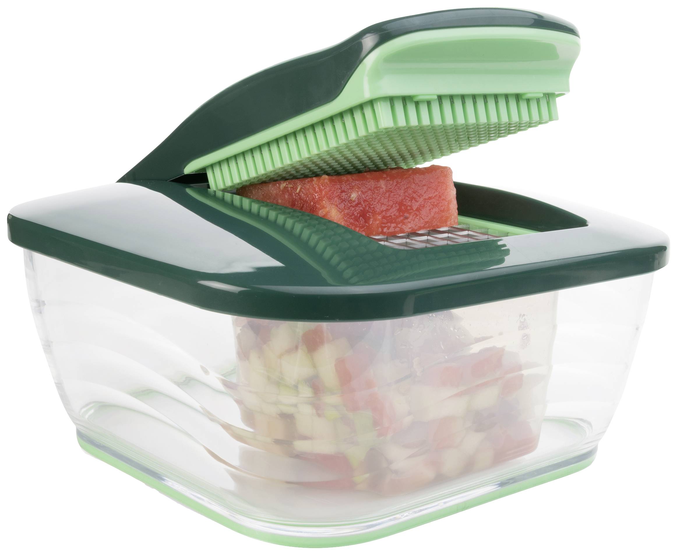 Nicer Dicer 27061 Chef, Set 15-tlg., grün