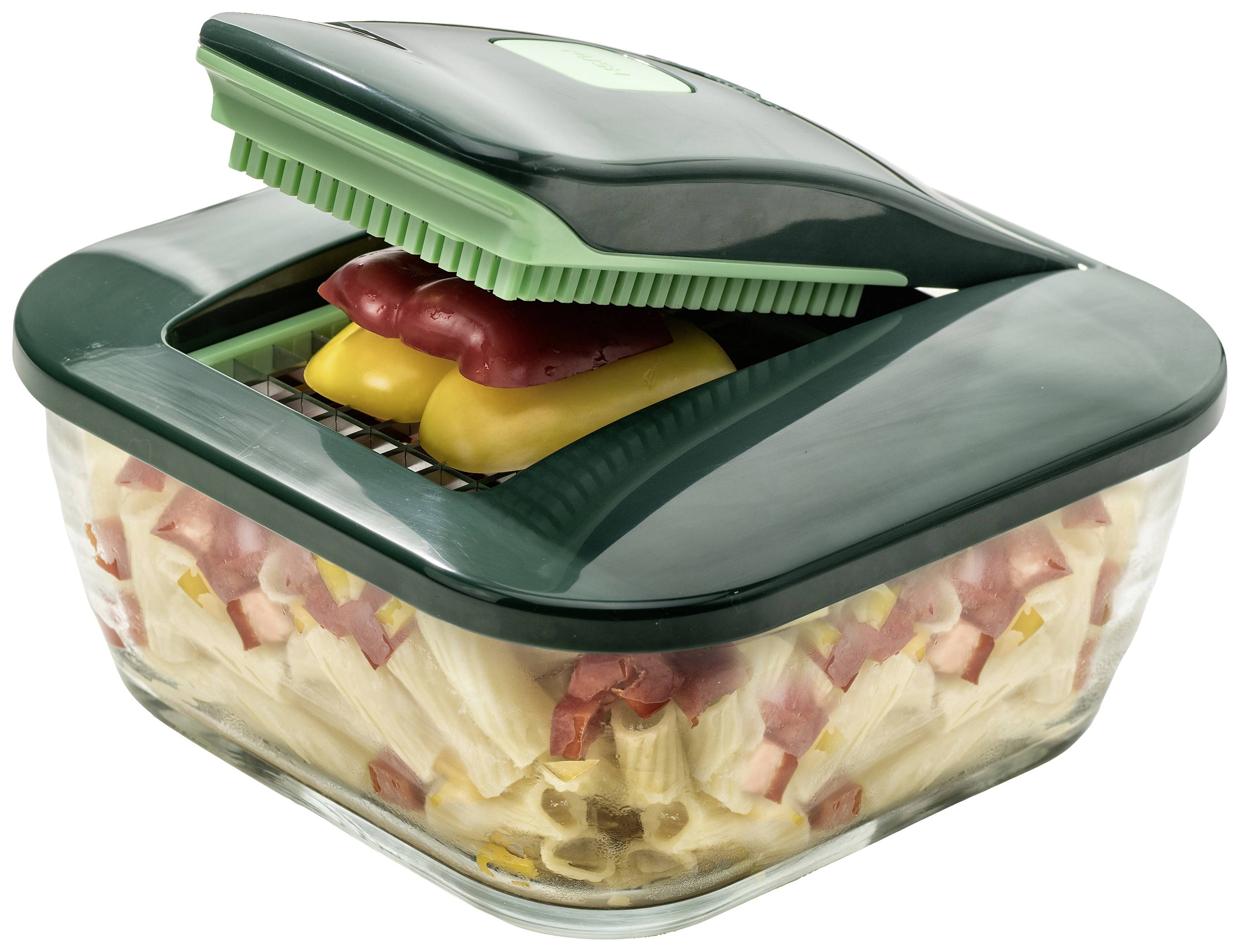 Nicer Dicer 27061 Chef, Set 15-tlg., grün