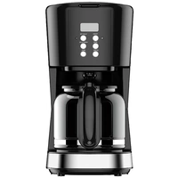 SOGO Human Technology CAF-SS-5670 Kaffeemaschine Schwarz Fassungsvermögen Tassen=12 Glaskanne, Warmhaltefunktion SOGO Human Technology CAF-SS-5670 Kaffeemaschine Schwarz Fassungsvermögen Tassen=12 Glaskanne, Warmhaltefunktion