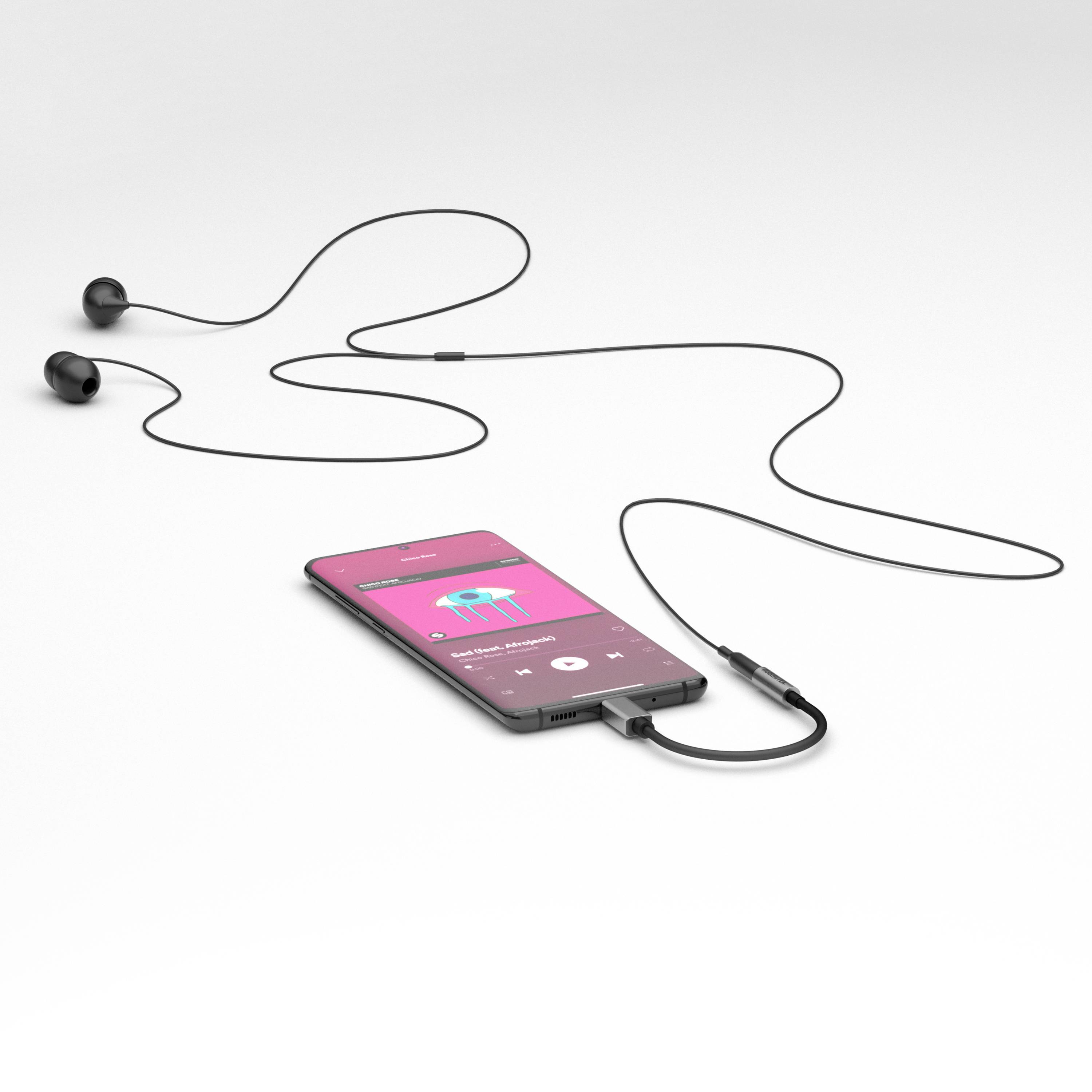 Marmitek Audio Adapter [1x USB-C® - 1x Klinkenbuchse 3.5 mm] USB-C / Audio 3,5 mm Adapter 0.15 m