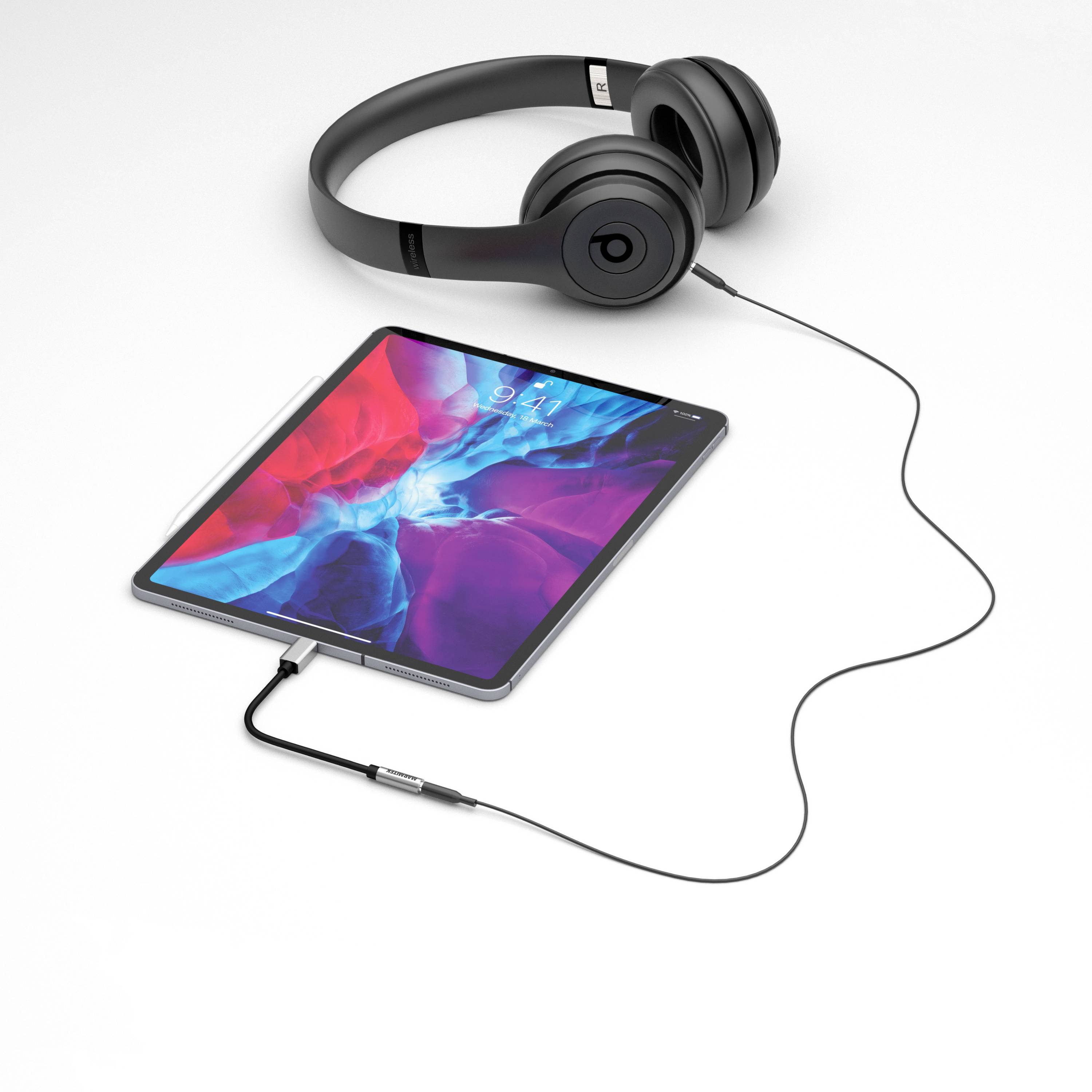 Marmitek Audio Adapter [1x USB-C® - 1x Klinkenbuchse 3.5 mm] USB-C / Audio 3,5 mm Adapter 0.15 m