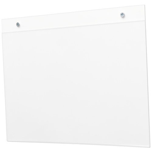 Deflecto Classic Image® 46901 Wand-Prospekthalter Transparent DIN A4 quer Anzahl der Fächer 1 12 St