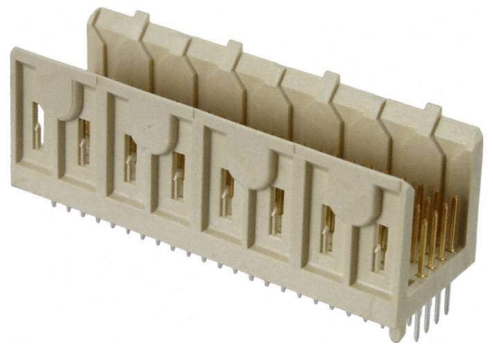 Ein zylindrisches schwarzes Kunststoffgehäuse mit einem Pfeitsymbol, das Schlitze und Clips zum Befestigen von Komponenten aufweist, möglicherweise zur elektronischen Verwendung.
