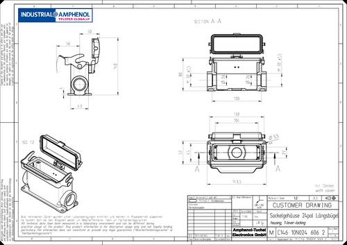 Amphenol C14610N0246062 1St.