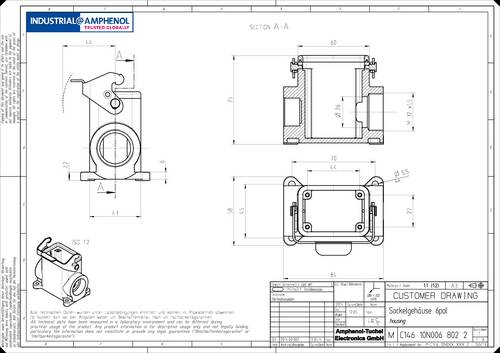 Amphenol C14610N0068022 1St.