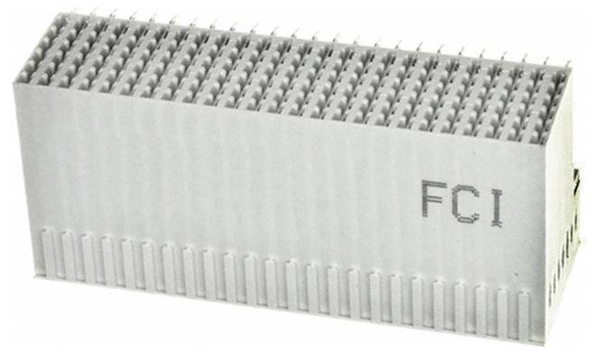 Ein weißer Steckverbinderblock mit der Bezeichnung „FCI