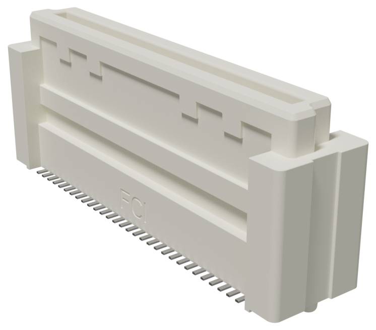 3M-Steckverbinder für Leiterplatten mit Stiften und rechteckiger Form.