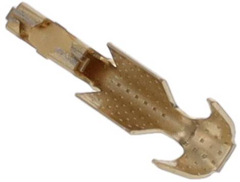 Ein rechteckiger, grauer Kondensator mit Metallanschlüssen, gekennzeichnet mit '.68μF 330V', der elektrische Spezifikationen, Herstellerkennzeichen und Konformitätscodes anzeigt.