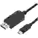 Roline USB-C® / DisplayPort Adapterkabel USB-C® Stecker, DisplayPort Stecker 2.00m Schwarz 11.04.5836 Ultra HD