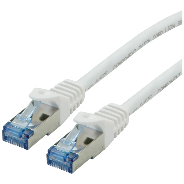 Roline 21.15.2866 RJ45 Netzwerkkabel, Patchkabel CAT 6a S/FTP 7.50m Weiß, Rot 1St. Roline 21.15.2866 RJ45 Netzwerkkabel, Patchkabel CAT 6a S/FTP 7.50m Weiß, Rot 1St.