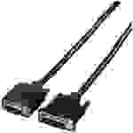Value VGA / DVI Anschlusskabel VGA 15pol. Stecker, DVI-A 12+5pol. Stecker 5.00m Schwarz 11.99.5449schraubbar VGA-Kabel