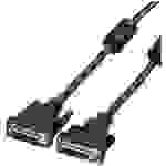 Value DVI Anschlusskabel DVI-D 24+1pol. Stecker 1.00m Schwarz 11.99.5562 Geschirmt, schraubbar DVI-Kabel