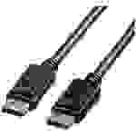 Roline DisplayPort Anschlusskabel DisplayPort Stecker 1.50m Schwarz 11.04.5981 Geschirmt DisplayPort-Kabel