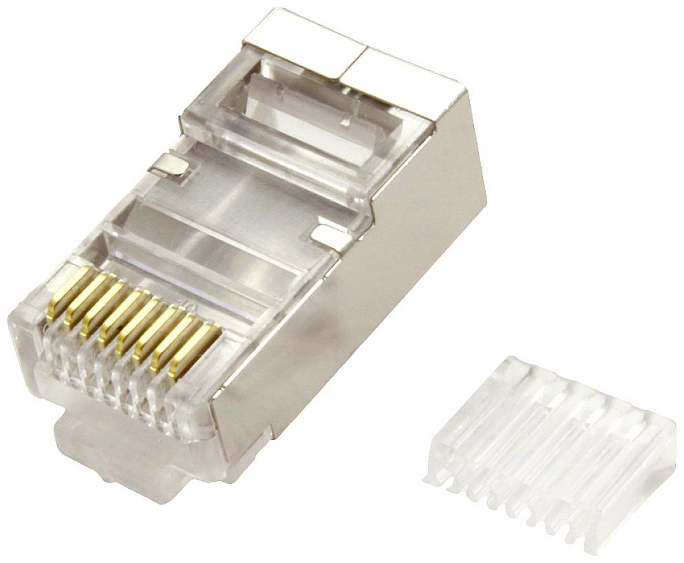 Value 21.99.3065 Modular Plug geschirmt, Kat.6/6A, 100 Stck 21.99.3065 Stecker, gerade Transparent 100St.