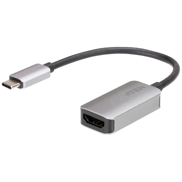 ATEN UC3008A1 USB-C® / HDMI Adapter Schwarz, Silber 0.30m ATEN UC3008A1 USB-C® / HDMI Adapter Schwarz, Silber 0.30m