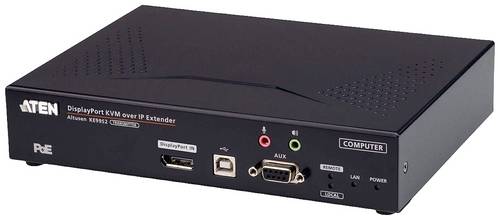 ATEN 4K DisplayPort Einzeldisplay KVM over IP Sender mit PoE