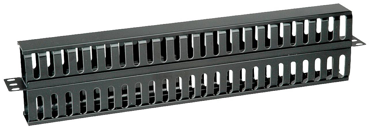 Value 26.99.0321 19 Zoll Netzwerkschrank-Luftleitblech 1 HE Tiefschwarz (RAL 9005)